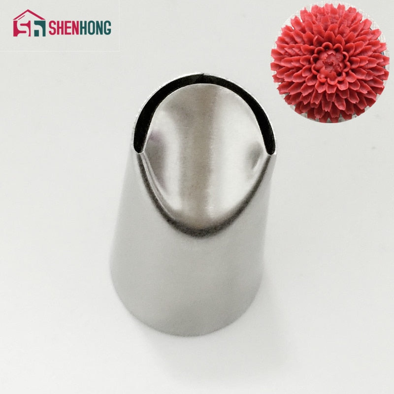#402 Chrysanthemum Dahlia Pastry Tip Stainless Steel Icing Cupcake Decorating Tips Nozzles Kitchen