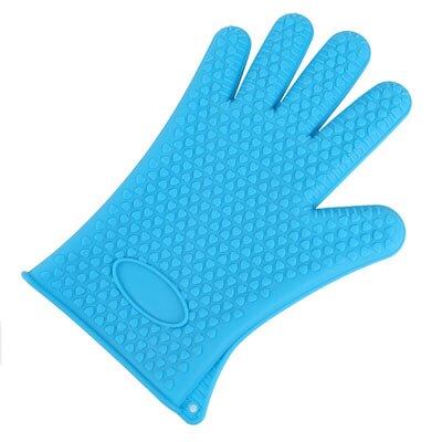 ERMAKOVA Thickening Silicone Glove BBQ Grill Glove Oven Mitts Barbecue Oven Baking Glove Pinch Mitts