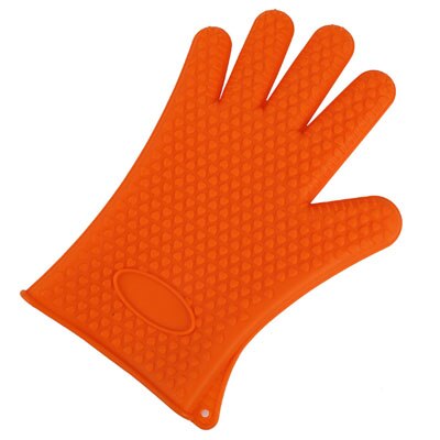 ERMAKOVA Thickening Silicone Glove BBQ Grill Glove Oven Mitts Barbecue Oven Baking Glove Pinch Mitts