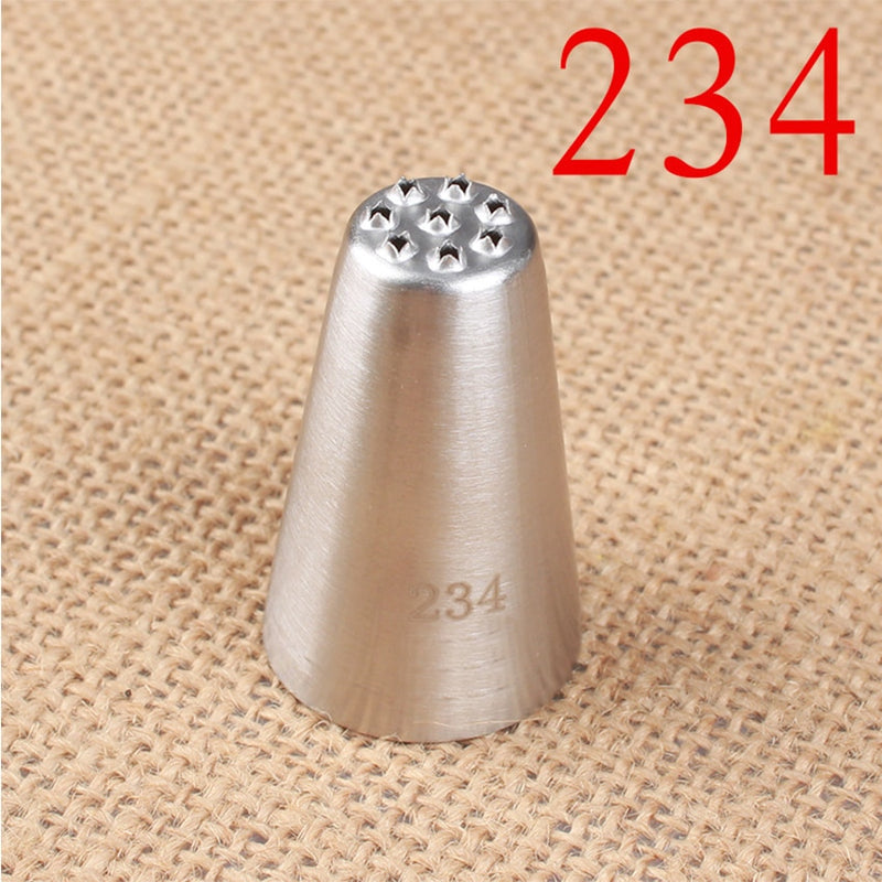 Grass Cream Icing Nozzles Stainless Steel Pastry Decoration Cupcake Head Cake Decorating Tools