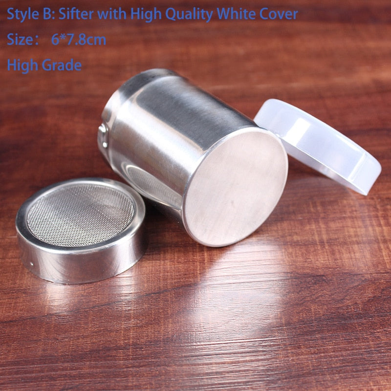 Stainless Steel Chocolate Shaker Icing Sugar Powder Flour Powder Cocoa Coffee Sifter