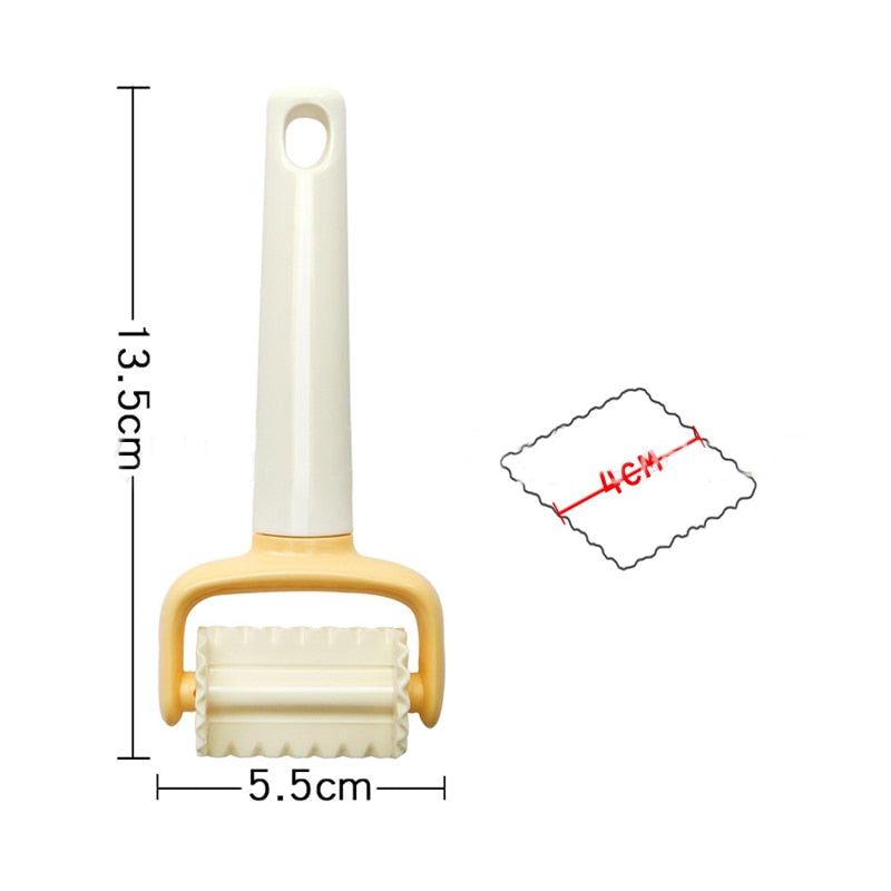 Kitchen Dining Bakeware 1 Pcs Rolling Biscuit Cake Decorating Tools DIY Square Fondant Cutter