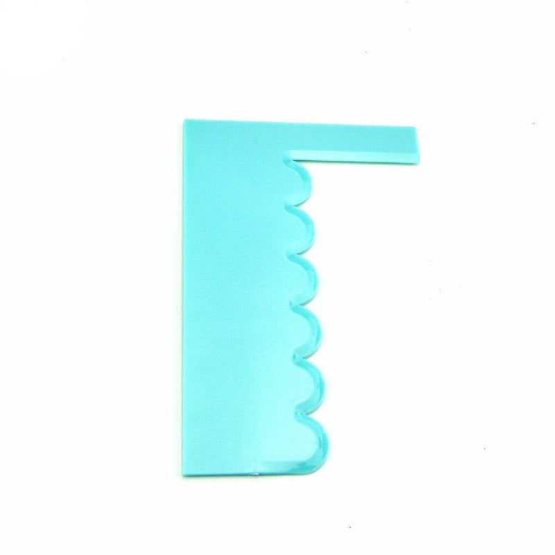 Modelling Smoother Polisher Cake Scraper Blade Pastry Spatulas Pastry Icing Comb Set Baking Tools