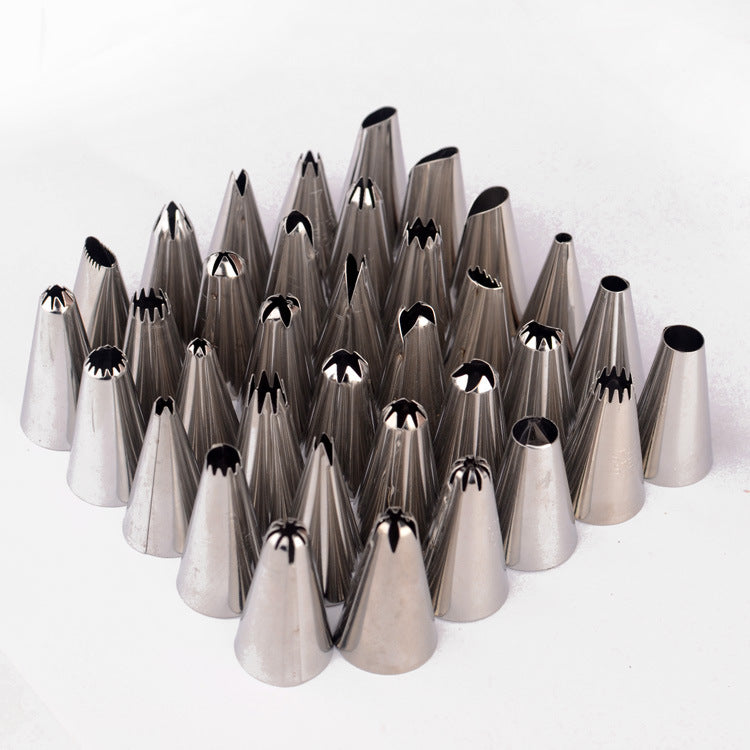 Qualified Cake Decorating 24Pcs/set Large Stainless steel Icing Piping Nozzles Pastry Tips Set