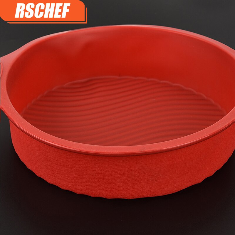 Round Silicone Cake Baking Tray High Temperature Baking Tool Bread Mold