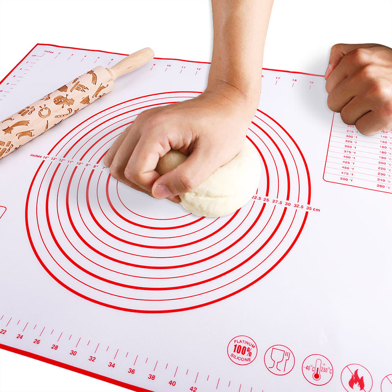 Silicone Baking Mat Reusable Mat For Rolling Dough Pad Large Non-Stick Oven Patisserie Baking Tools
