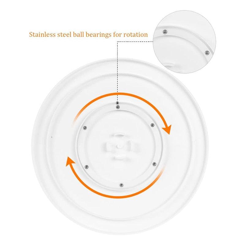 11 Inch Rotating Cake Turntable With Spatulas And Icing Smoother Making/Decorating Tools Kit Baking