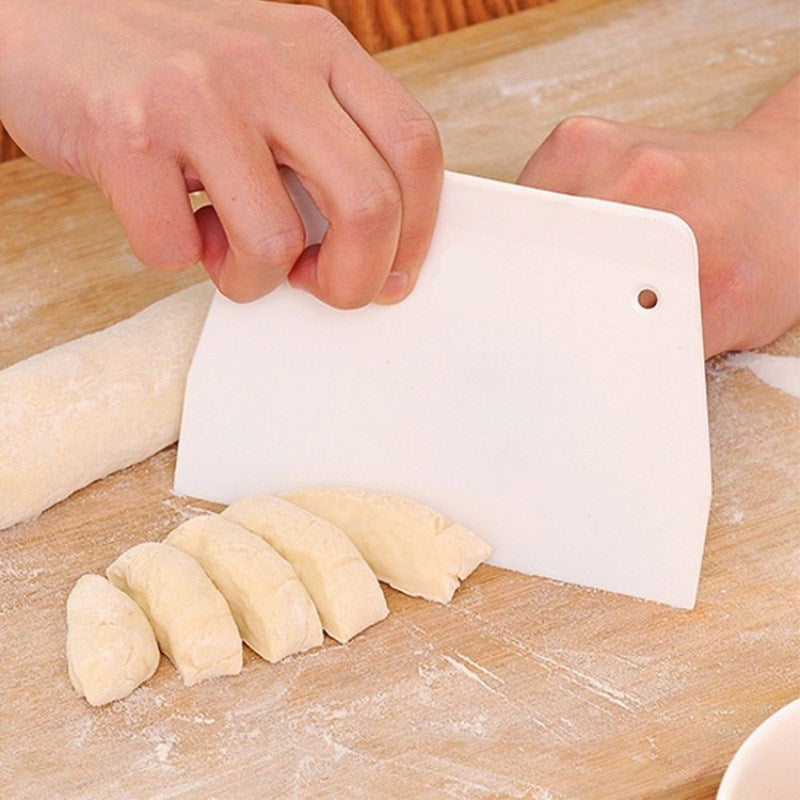 1 Pc Trapezoid Cream Cake Scraper Dough Cutter Baking Accessories Baking Tools Cake Spatula