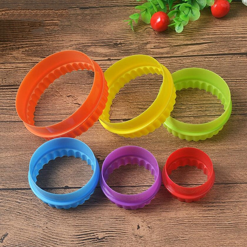1 Set Plastic Cupcake Round Shape Cookie Cutter Cake Mold Biscuit Fondant DIY Cake Kitchen Cooking