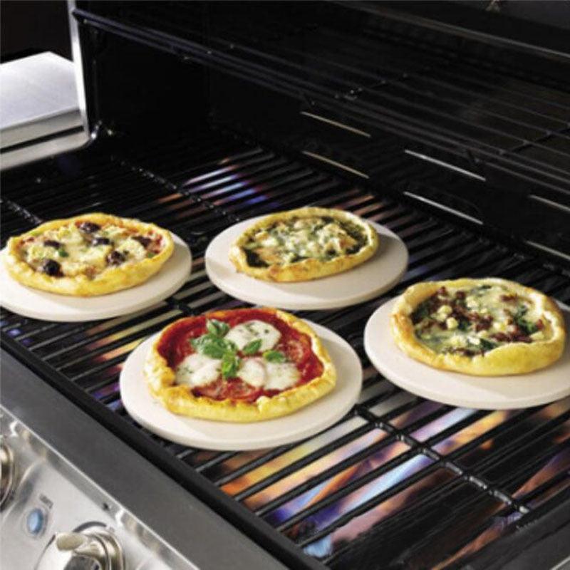 10 and 13 inch Pizza Stone for Cooking Baking Grilling -13 Inch Extra Thick - Pizza Tools for Oven
