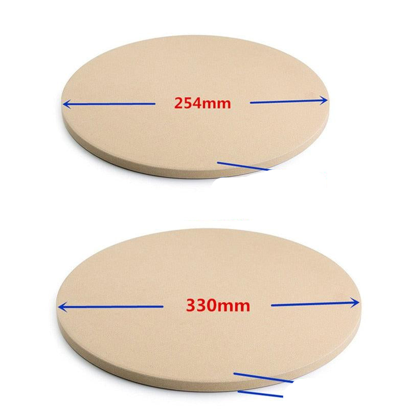 10 and 13 inch Pizza Stone for Cooking Baking Grilling -13 Inch Extra Thick - Pizza Tools for Oven