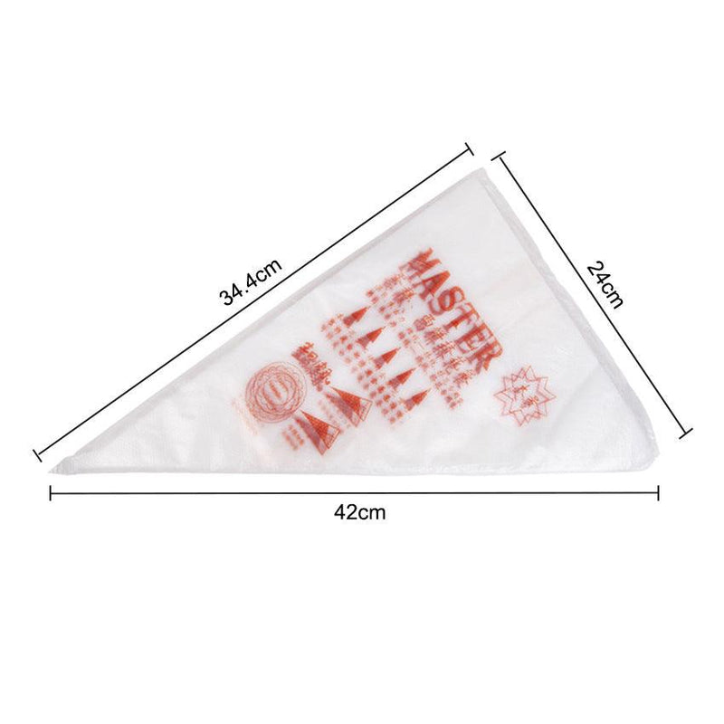 100Pcs Large Pastry Bags Disposable Icing Piping Bag Fondant Cake Cream Pastry Tip Kitchen DIY