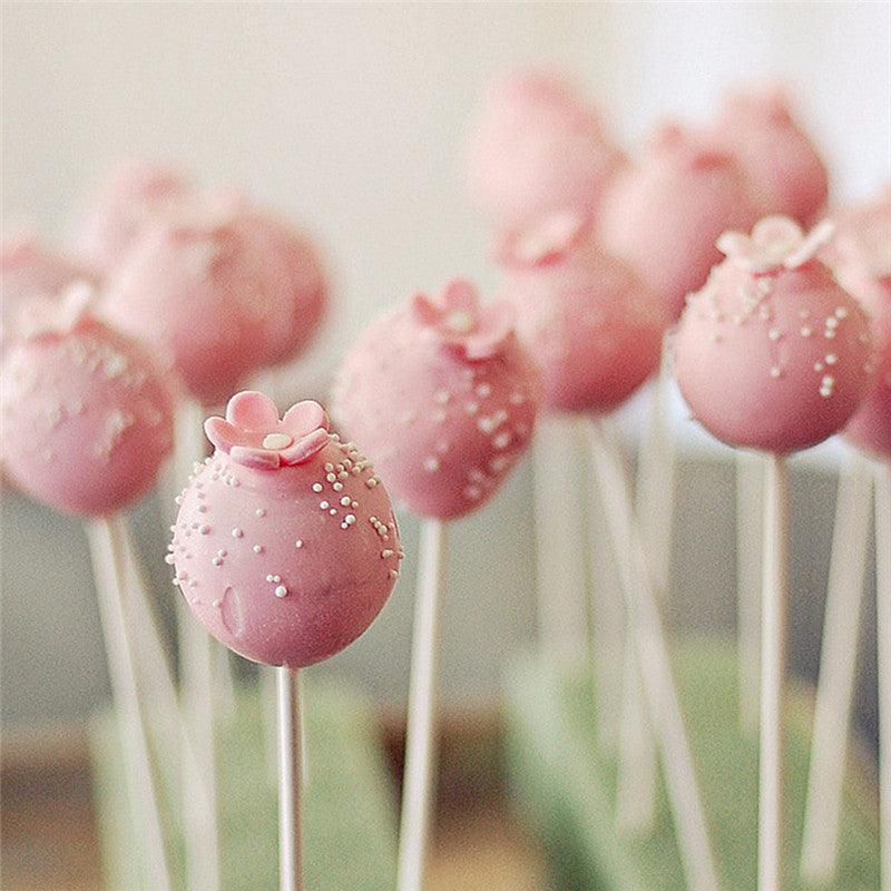 100pcs/pack 15cm Safe Plastic Lollipop Stick Cake Pop Sticks For Chocolate Sugar Candy Lollipop