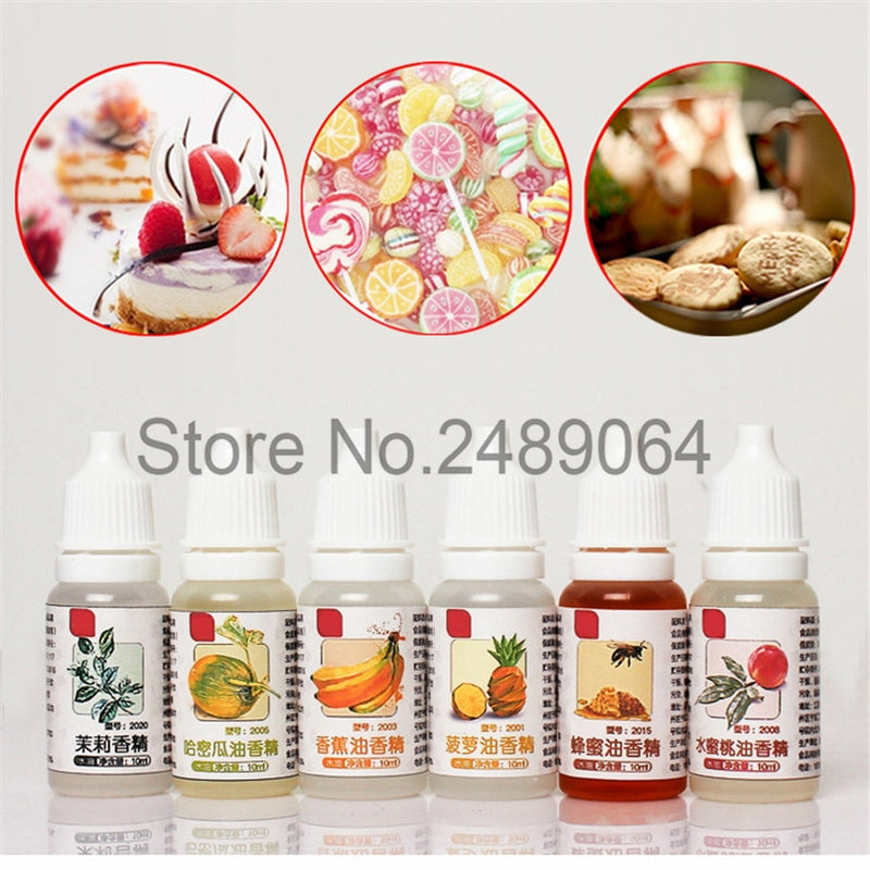 10ML Food Grade Aroma Magic Food Fragrance Drinks Jelly Candy Edible Essence Used For Baking