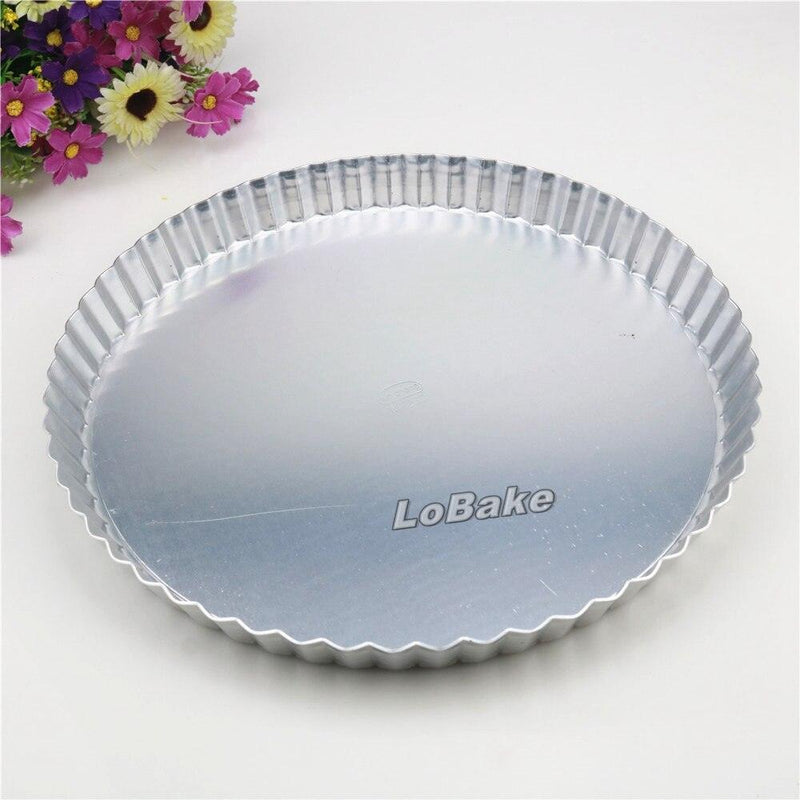 11 inches loose 28cm bottom aluminium anodising chrysanthemum wavy pie pan pizza stone pancake