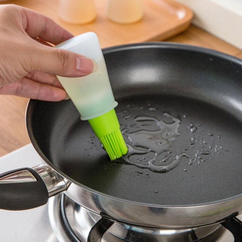 1PCS Silicone Oil Brush BBQ Baking Pastry Brushes Liquid Oil Cake Butter Bread Pastry Brush