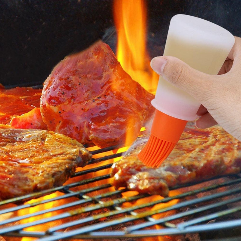1PCS Silicone Oil Brush BBQ Baking Pastry Brushes Liquid Oil Cake Butter Bread Pastry Brush