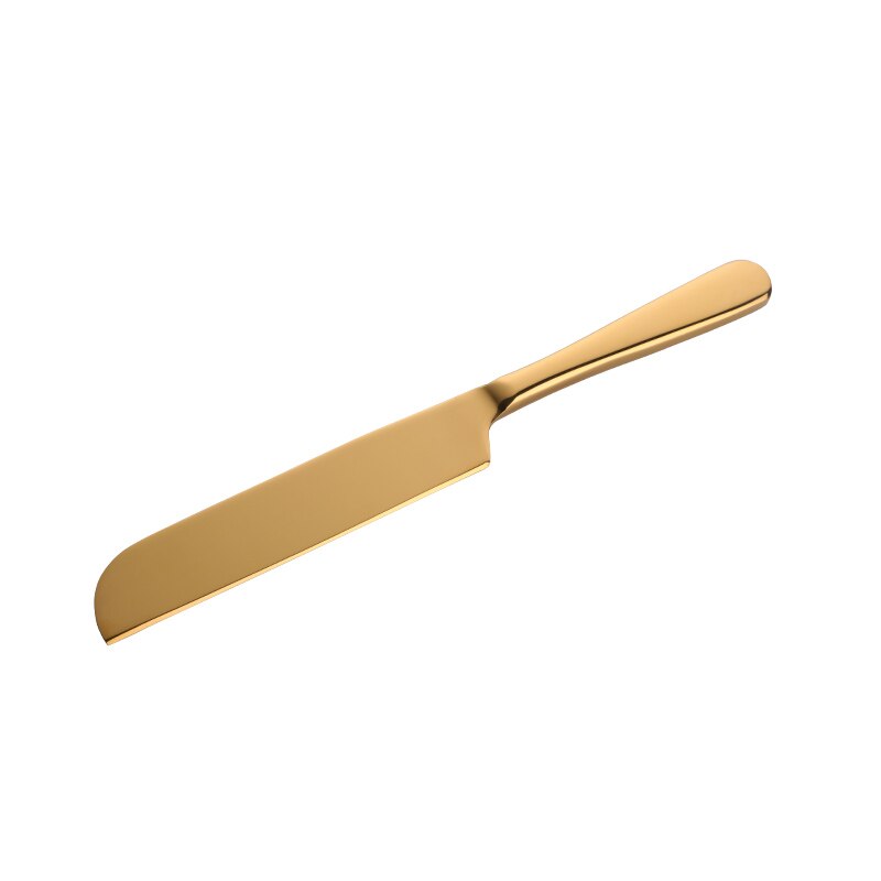 1Pc Gold/Rose Gold Stainless Steel Cake Shovel Knife Pie Pizza Cheese Server Cake Divider knives