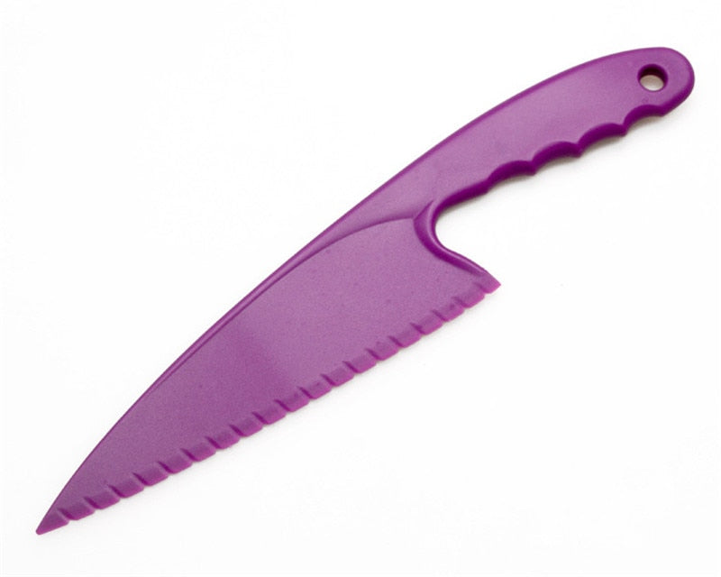 1Pcs Kitchen Cooking Gadgets Food Grade PP Pizza Cutter Knife Dough Cake Knife Cutting Utensils