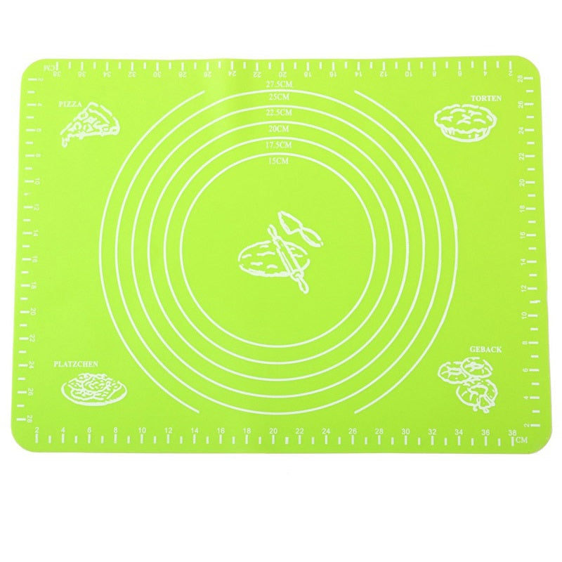 1pc Non-Stick Silicone Mat Rolling Dough Liner Pad Pastry Cake  Bakeware Paste Flour Table Sheet