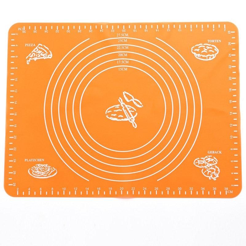 1pc Non-Stick Silicone Mat Rolling Dough Liner Pad Pastry Cake  Bakeware Paste Flour Table Sheet