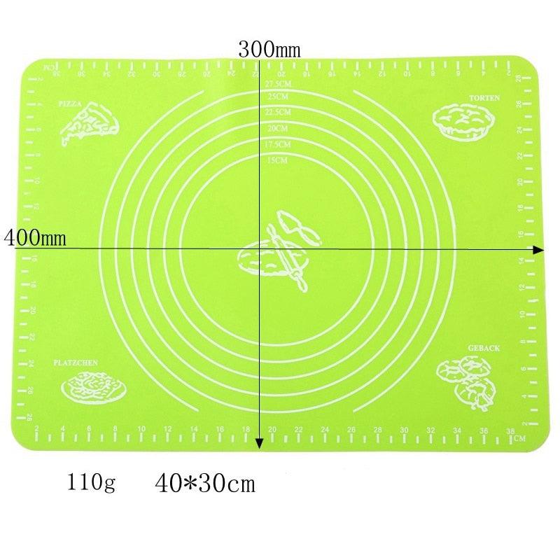 1pc Non-Stick Silicone Mat Rolling Dough Liner Pad Pastry Cake  Bakeware Paste Flour Table Sheet