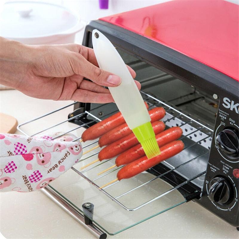 1pc Silicone Brush Liquid Oil Pen Cake Butter Bread Pastry Brush Baking Tool BBQ Utensil Safety