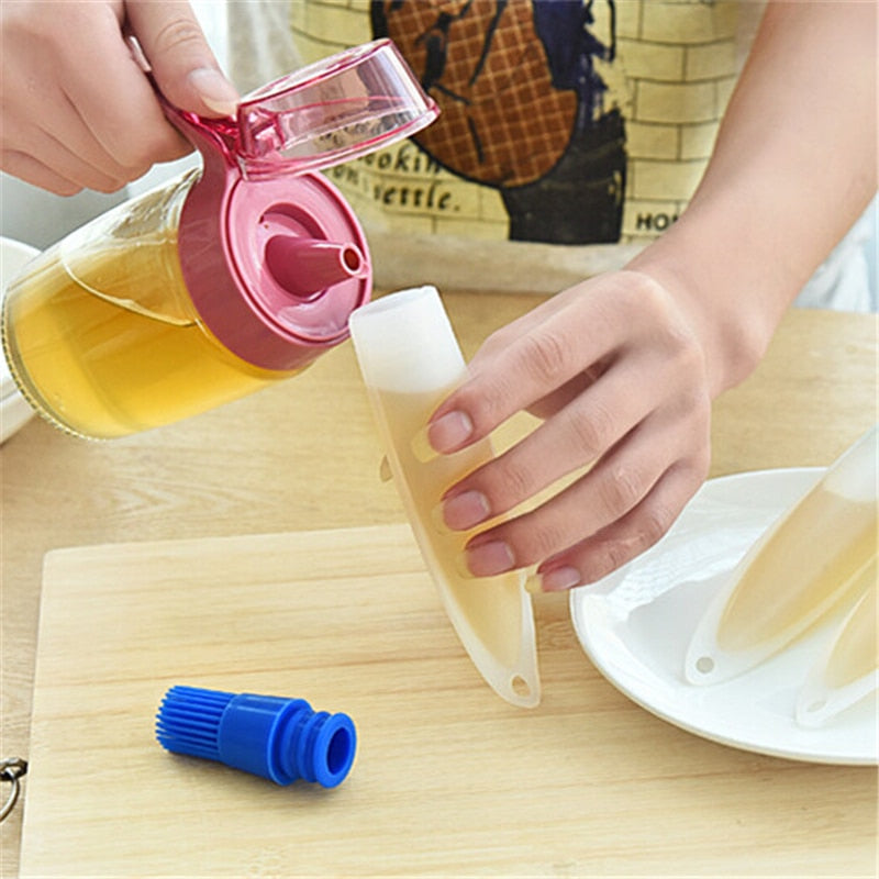 1pc Silicone Brush Liquid Oil Pen Cake Butter Bread Pastry Brush Baking Tool BBQ Utensil Safety