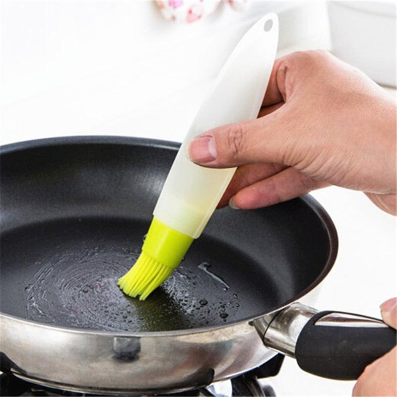1pc Silicone Brush Liquid Oil Pen Cake Butter Bread Pastry Brush Baking Tool BBQ Utensil Safety