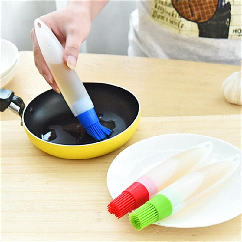 1pc Silicone Brush Liquid Oil Pen Cake Butter Bread Pastry Brush Baking Tool BBQ Utensil Safety