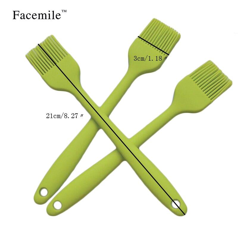 1pcs 8Inch Silicone Fondant Cake Decorating Brush Baking BBQ Kitchen Accessories Tools Pastry