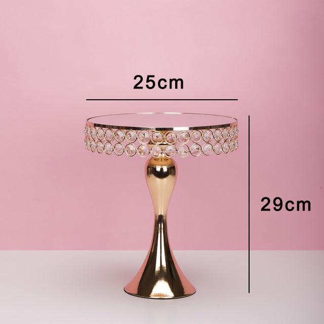 1pc Cake Stand, Dessert Cupcake Pastry Candy Display Plate for Wedding Event Birthday Party, Round