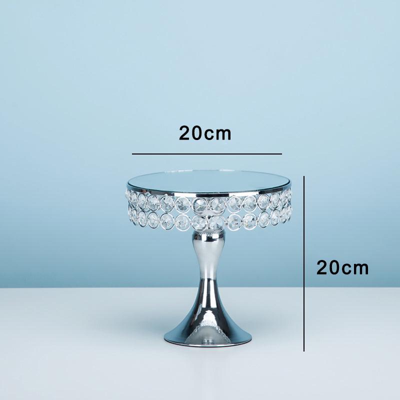 1pc Cake Stand, Dessert Cupcake Pastry Candy Display Plate for Wedding Event Birthday Party, Round