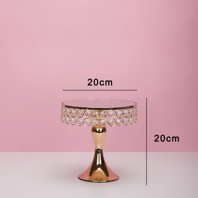 1pc Cake Stand, Dessert Cupcake Pastry Candy Display Plate for Wedding Event Birthday Party, Round