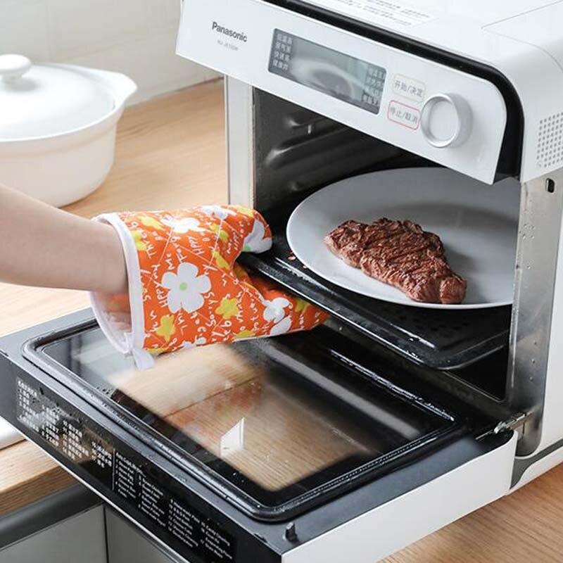 2 Piece/Set Cute Fashion Cartoon Animal Bear Kitchen Cooking Microwave Baking BBQ Oven Potholders