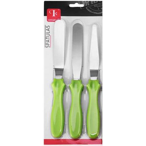 3pcs/set Blade Angled Espatula Spatula Cake Icing Spatula Smooth Filling Tool Cutter Set Wedding