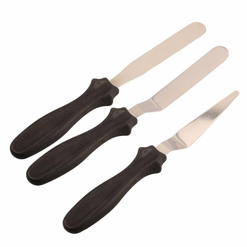 3pcs/set Blade Angled Espatula Spatula Cake Icing Spatula Smooth Filling Tool Cutter Set Wedding