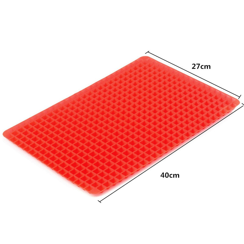 40x27cm Pyramid Bakeware Pan 4 color Nonstick Silicone Baking Mats Pads Moulds Cooking Mat Oven