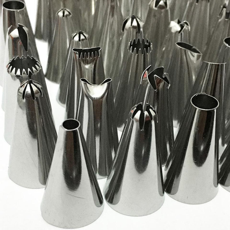 48Pcs Complete Cake Decorating Nozzle Sets Cream Pastry Icing Piping Tool Fondant Confectionery