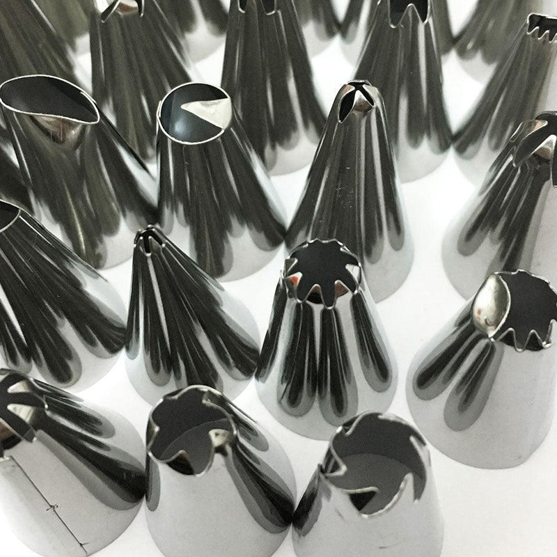 48Pcs Complete Cake Decorating Nozzle Sets Cream Pastry Icing Piping Tool Fondant Confectionery