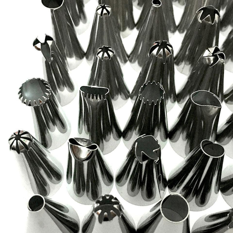 48Pcs Complete Cake Decorating Nozzle Sets Cream Pastry Icing Piping Tool Fondant Confectionery