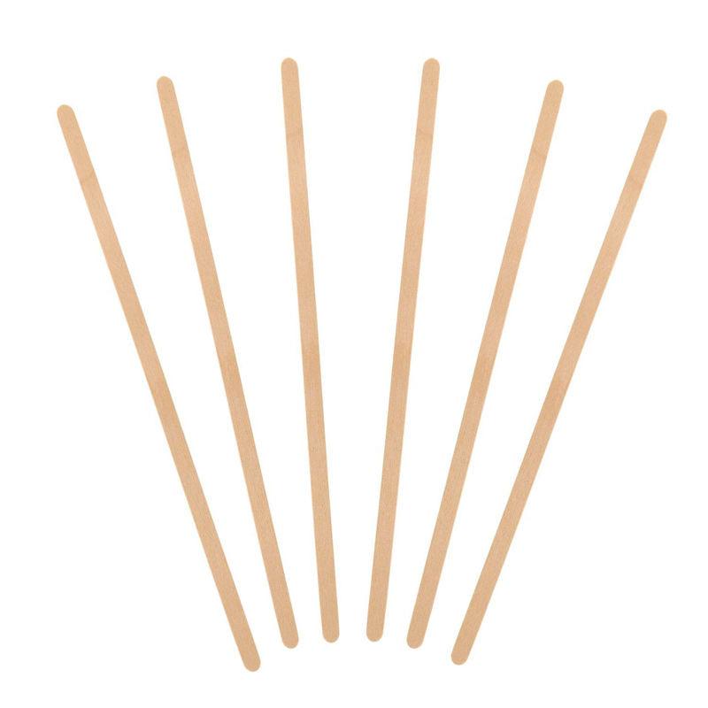 500 Pieces Birch Wood Coffee Beverage Stirrers 5.5inch 7inch