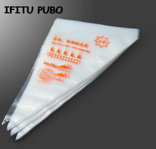 50PCS Small/Large Size Disposable Piping Bag Icing Fondant Cake Cream bag Decorating Pastry Tip Tool