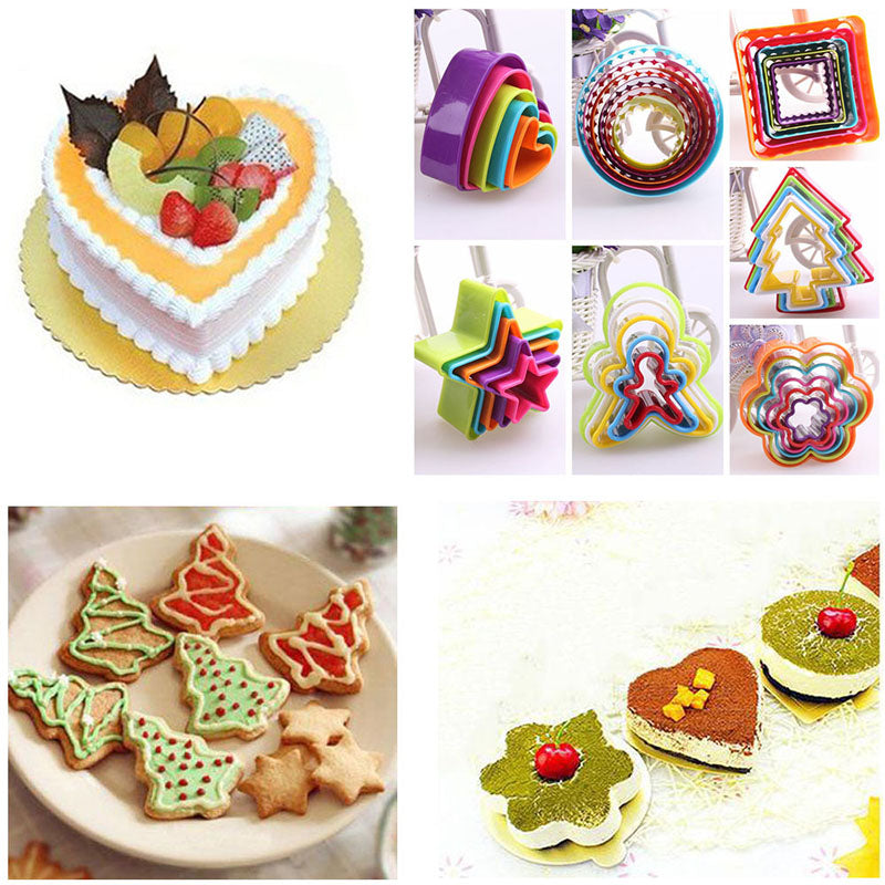 5pcs/6pcs/Set  Cookie Cutter Cake Mold Biscuit Fondant DIY Cake Kitchen Cooking Kitchen Baking Tools