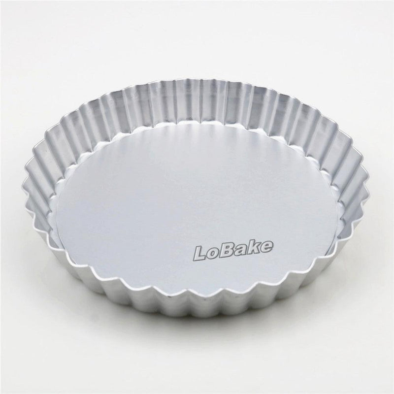 6 inches loose-bottom aluminium alloy round flower wavy side pie pan pizza stone pancake