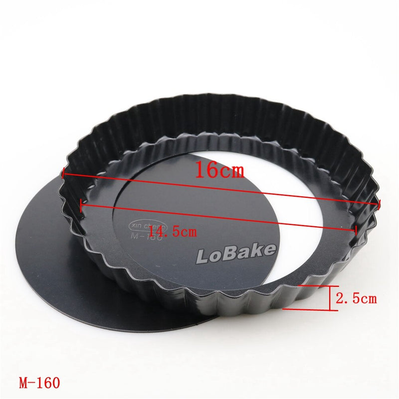 6 inches loose-bottom nonstick round flower wavy side pie pan pizza stone pancake cheesecake mold