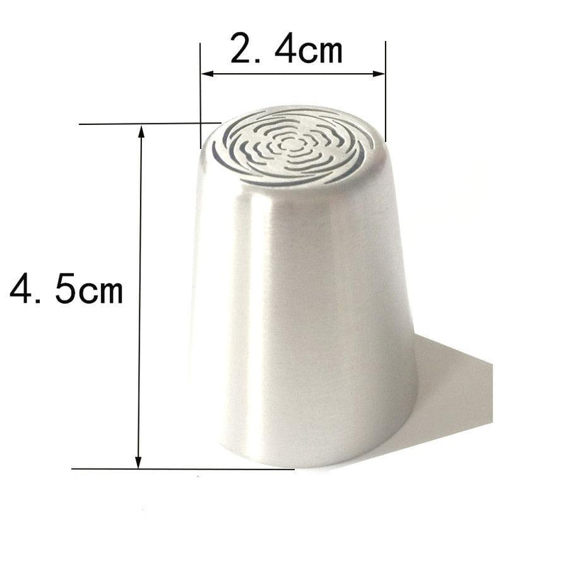 6PCS Russian Tulip Flower Cake Icing Piping Pastry Tips Nozzles Cupcake Cake Decorating Tools Baking