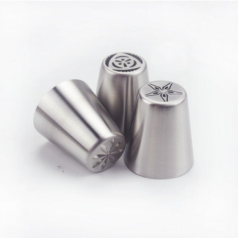 7pcs/lot Stainless Steel Russian Tulip Icing Piping Nozzle Cake Decoration Cream Tips DIY Cake