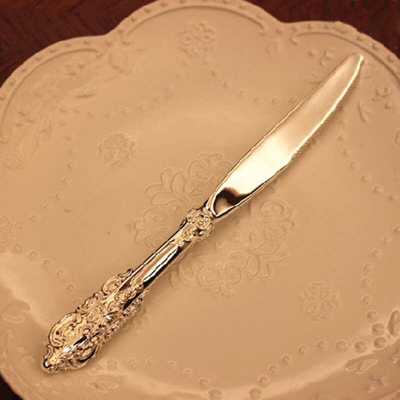 8" Silver Wedding Cake Knife Shovel Set Silverware Cutlery Party Spatula Pizza Butter Cutter