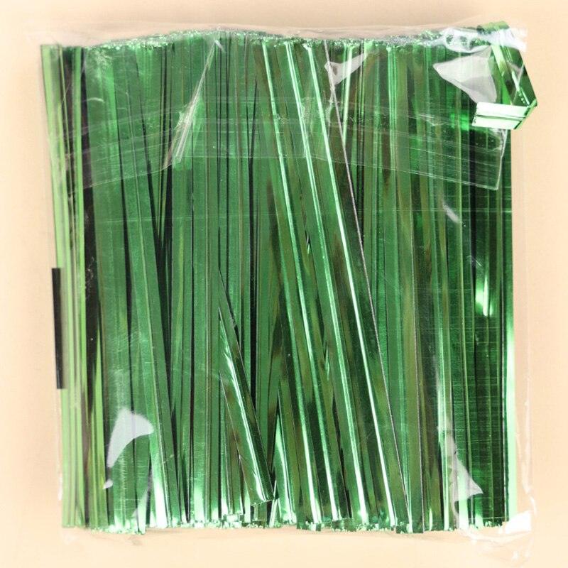 800pcs 8cm Twist Tie Gift Bags Sealing String Cord Candy Cookie Bag Twist Wire for Wedding Birthday